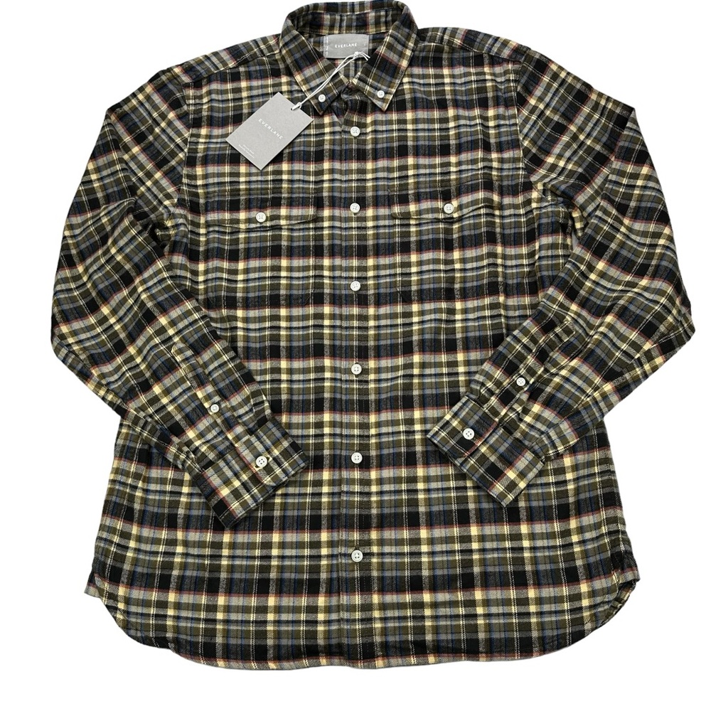 Everlane The Brushed Flannel shirt, L, NWT